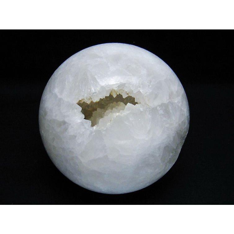 1.5Kg モロッコ産 水晶 笑口 丸玉 110mm t722-988_1