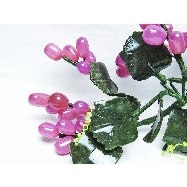 1.3Kg アゲート葡萄鉢植え 置物 t726-1484 : 誠安天然石専門店 - 通販