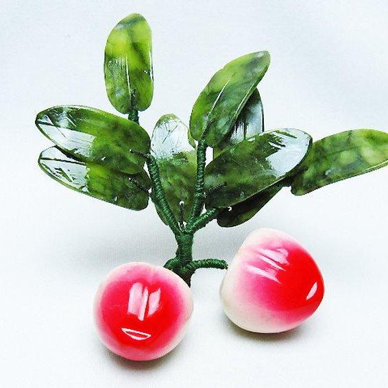 アゲートモモ鉢植え 置物 t726-1566 : 誠安天然石専門店 - 通販