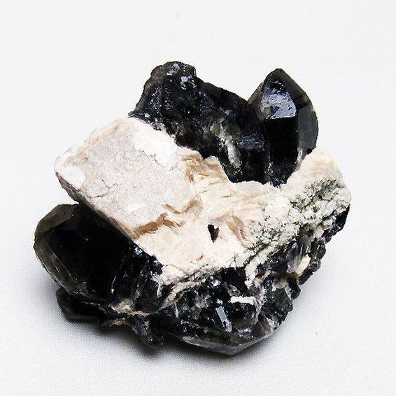 山東省産 モリオン 純天然 黒水晶 クラスター t728-2193 : 誠安天然石