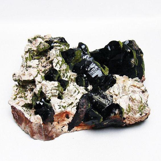 山東省産黒水晶モリオンクラスター ストア 1.5Kg 山東省産 モリオン 純