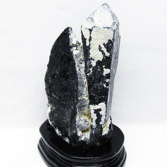1.1Kg 山東省産 モリオン 純天然 黒水晶 原石 t728-2364 : 誠安天然石