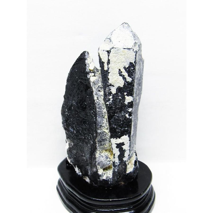 1.1Kg 山東省産 モリオン 純天然 黒水晶 原石 t728-2364 : 誠安天然石