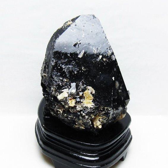 2.3Kg 山東省産 モリオン 純天然 黒水晶 原石 t728-2383 : 誠安天然石