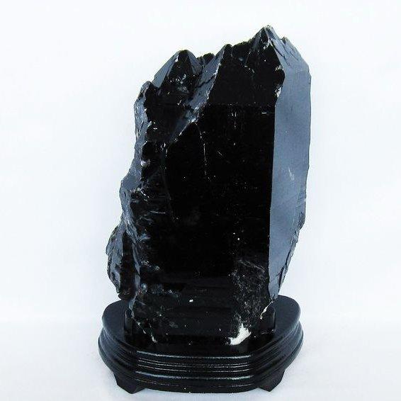 モリオン虹入りスーパーファントム、極上品モリオン原石 観賞石 ダブル