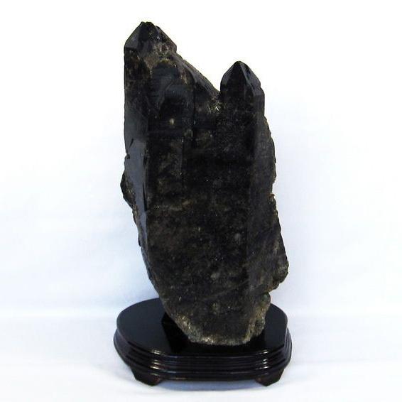 19.3Kg モリオン 純天然 黒水晶 ミックスカラートルマリン 共生 原石