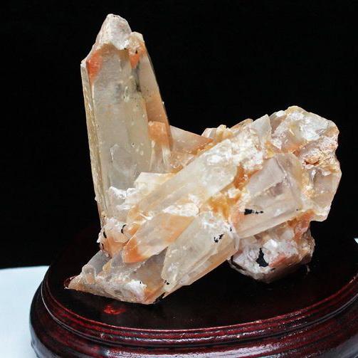 水晶 クラスター 約1.7kg 1.7Kg レッドファーデン水晶クラスター
