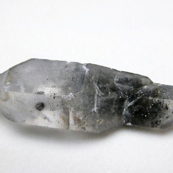 スティブナイト（輝安鉱）入り | ハーキマーダイヤモンド水晶 原石