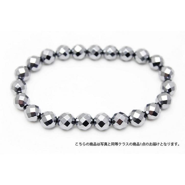 テラヘルツ鉱石 ブレスレット 64面ミラーカット8mm 《rv》 T793-4 : 誠