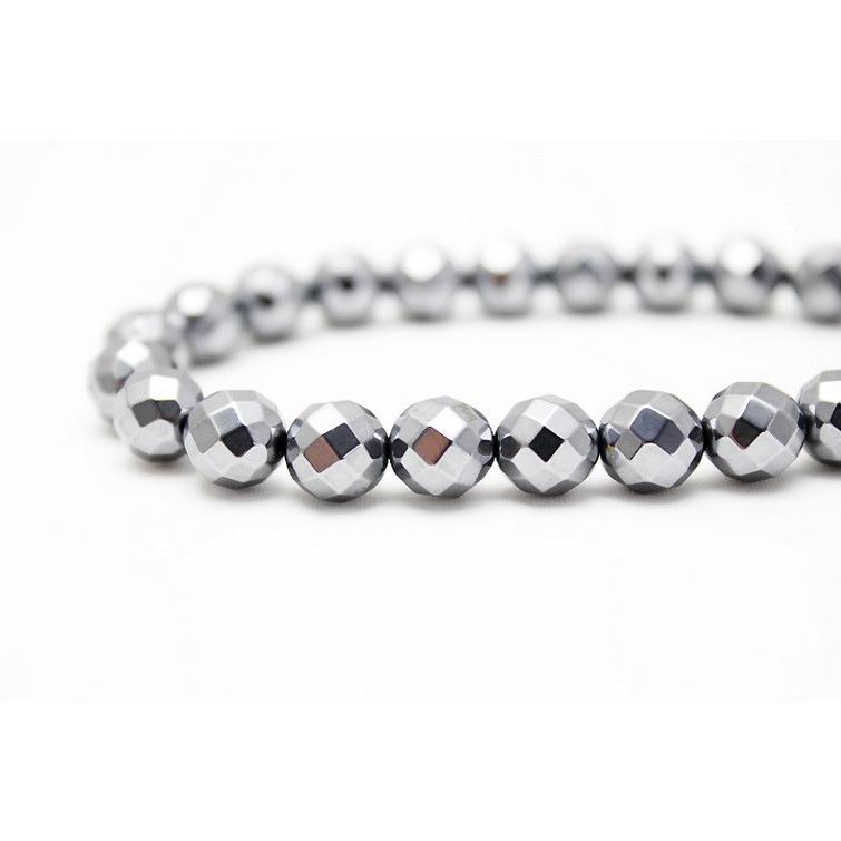 テラヘルツ鉱石 ブレスレット 64面ミラーカット8mm 《rv》 T793-4 : 誠