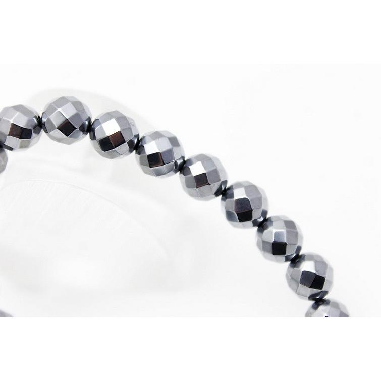 テラヘルツ鉱石 ブレスレット 64面ミラーカット8mm 《rv》 T793-4 : 誠