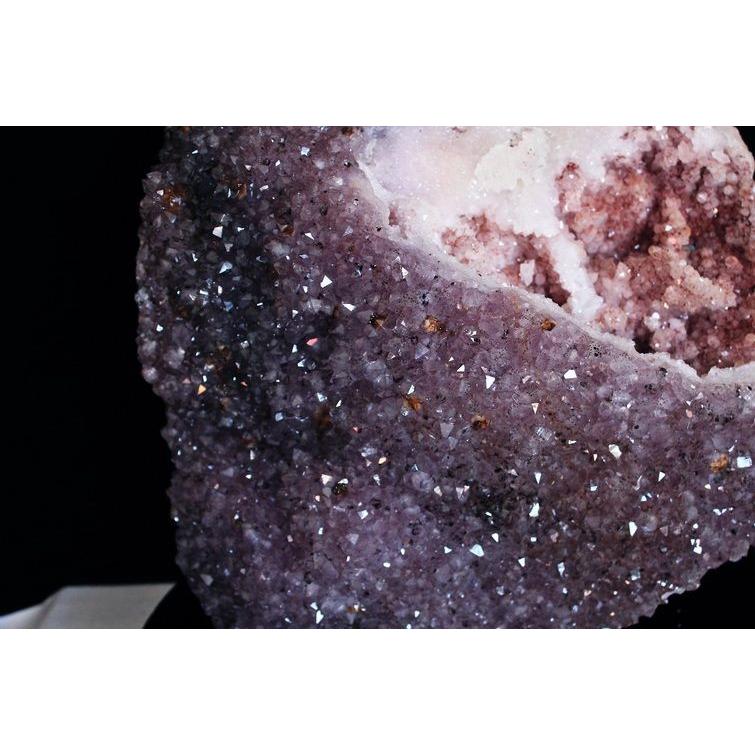 23.9Kg ブラジル産 タイチンルチルフラワー水晶アメジストクラスター