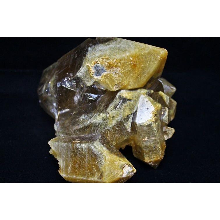 ルチルクォーツ クラスター ゴールドタイチンルチル 1.7Kg