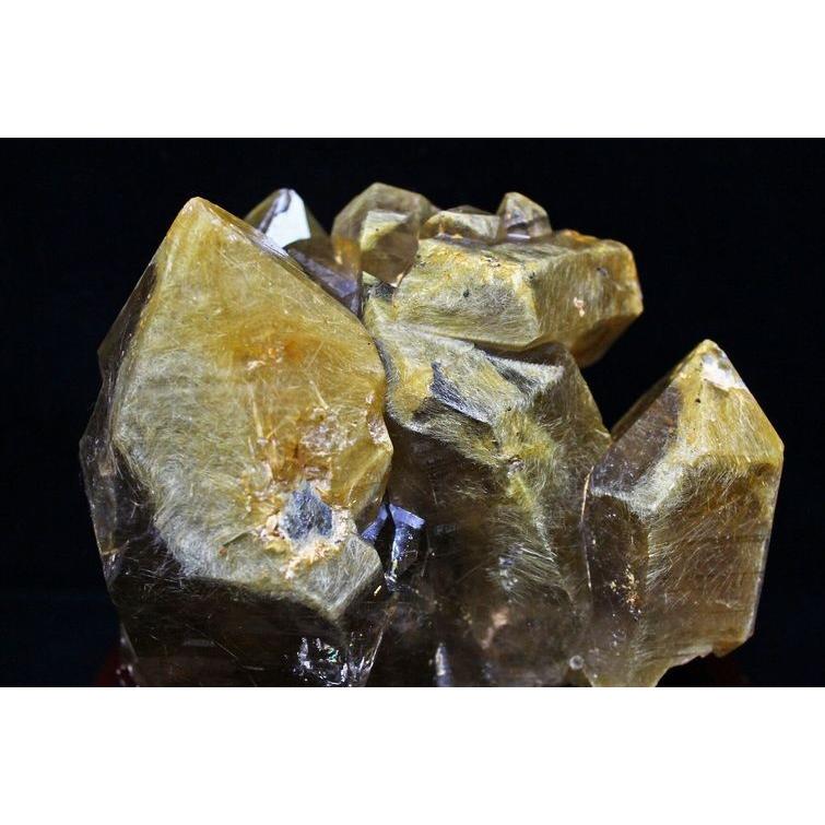 ルチルクォーツ クラスター ゴールドタイチンルチル 1.7Kg