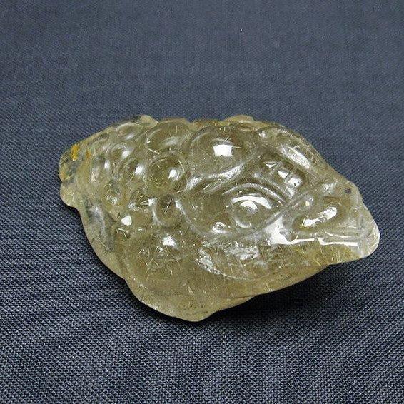 ⭐︎【極上品】ゴールド ルチル クオーツ 置物 63mm theory xyz ルチルクォーツ 置物 母岩(結晶)入り ゴールドルチル 原石