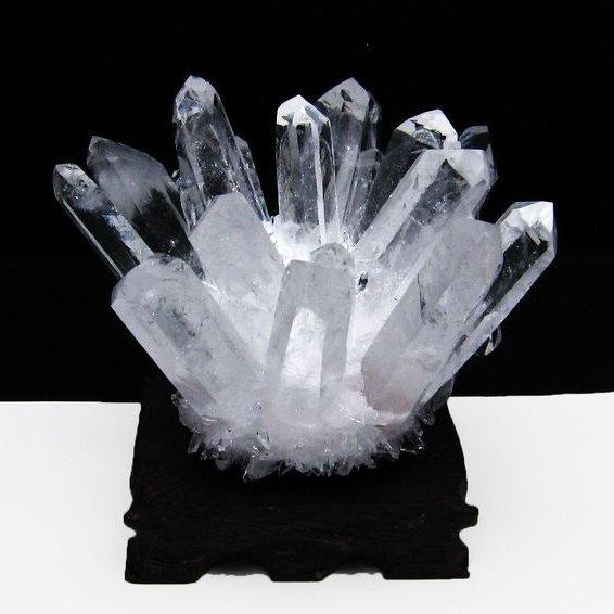 天然石 クリスタルクラスター 約23cm クリスタル 水晶クラスター t802-4177 : 誠安天然石専門店 - 通販