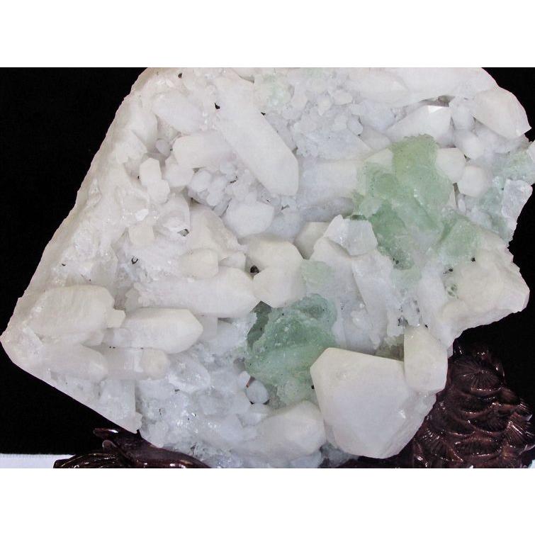 11.6Kg フローライト共生水晶クラスター t802-526 : 誠安天然石専門店