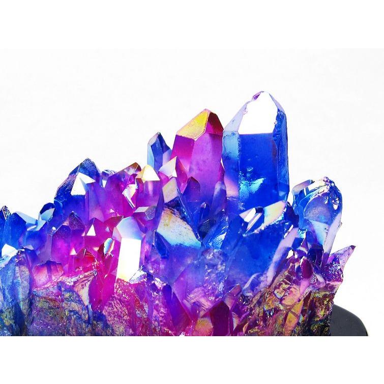 1Kg オーラ水晶 オーラクリスタル クラスター (レインボー) t802