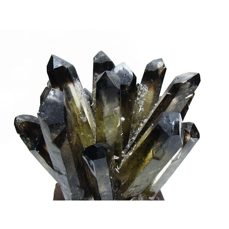 黒水晶 ブラッククォーツ クラスター t802-6271