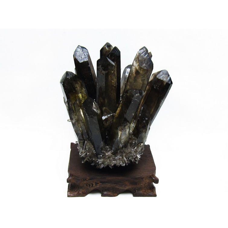 黒水晶 ブラッククォーツ クラスター t802-6284 : 誠安天然石専門店