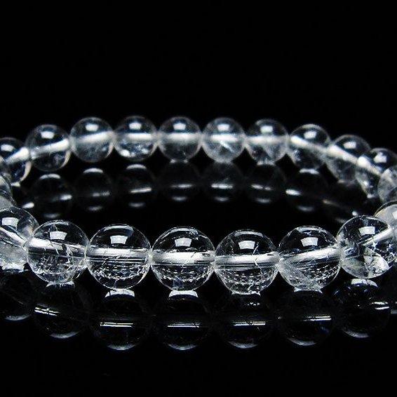 クラック水晶 ブレスレット 9mm t82-10487 : 誠安天然石専門店 - 通販