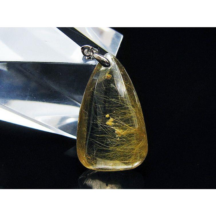 ルチルクォーツ（金針ルチル水晶） ペンダント t86-7130 : 誠安天然石