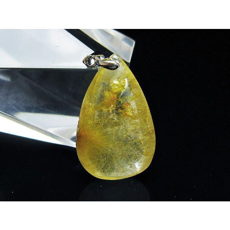 ルチルクォーツ（金針ルチル水晶） ペンダント t86-7465 : 誠安天然石