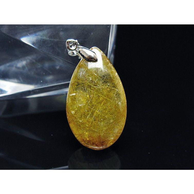 ルチルクォーツ（金針ルチル水晶） ペンダント t86-7500 : 誠安天然石