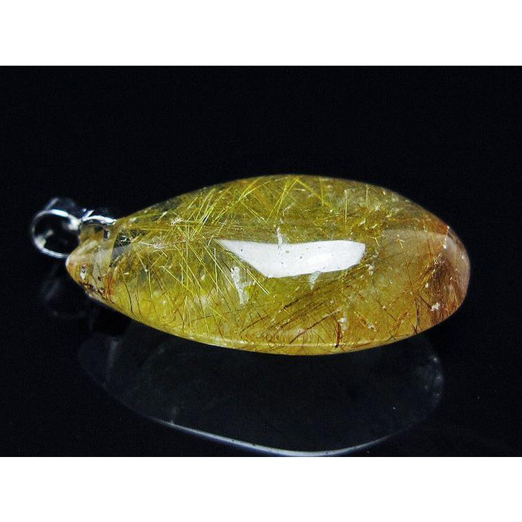 ルチルクォーツ（金針ルチル水晶） ペンダント t86-7500 : 誠安天然石