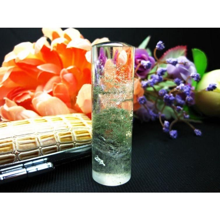 天然ガーデンクォーツ 大粒☆虹入り☆クラックガーデンクォーツs543 天然石 Funky garuda