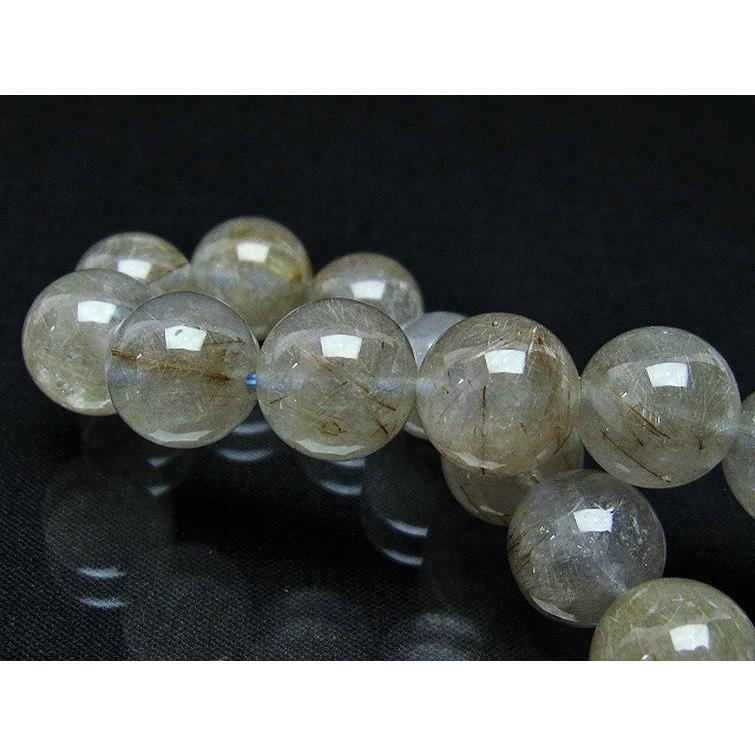 プラチナルチルクォーツ ブレスレット 12mm t9-13775 : 誠安