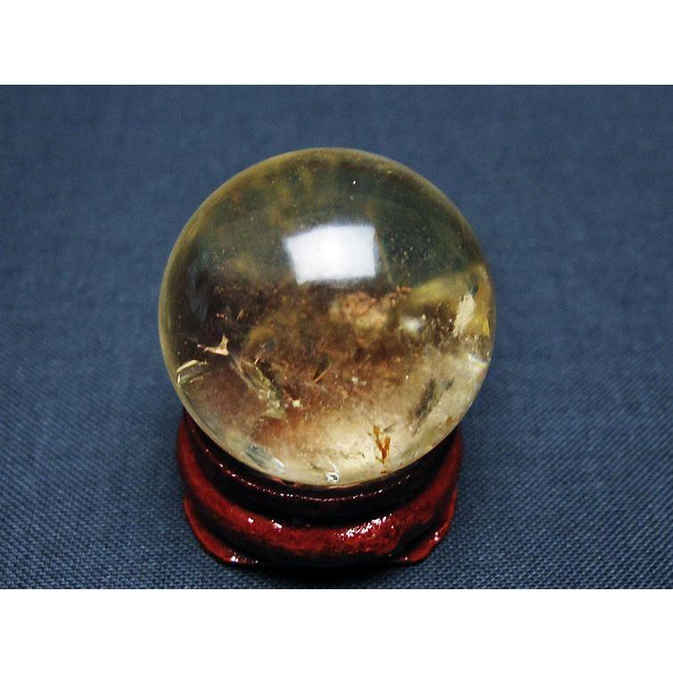 シトリン水晶 丸玉 26mm t91-8899 : 誠安天然石専門店 - 通販 - Yahoo