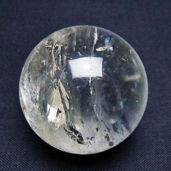 ヒマラヤ水晶 丸玉 35mm t91-9068 : 誠安天然石専門店 - 通販 - Yahoo