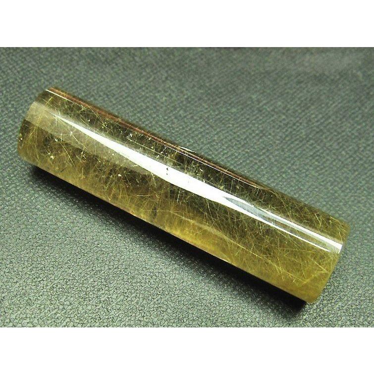 ルチル 印材 (15mm) 金針 ルチルクォーツ パワーストーン 天然石 t94 