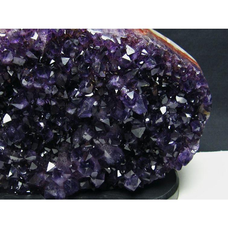 最高品質！ウルグアイ産⭐虹入！アメジストたまご小花付⭐RM 4 3.4Kg ウルグアイ産 フラワーアメジストクラスター t95-10854 : 誠安