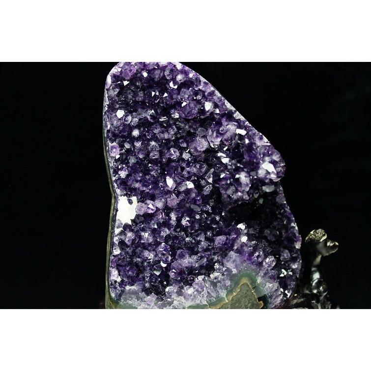 1.5Kg ウルグアイ産 フラワーアメジストクラスター amethyst t95-9563
