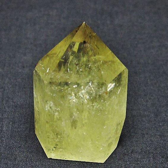 虹入り シトリン水晶 六角柱 t98-1882 : 誠安天然石専門店 - 通販