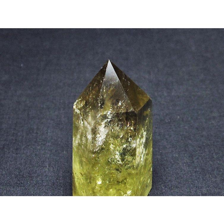 虹入り シトリン水晶 六角柱 t98-1916 : 誠安天然石専門店 - 通販