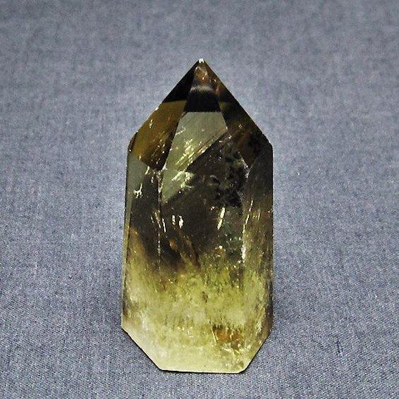 rinko 虹入り ファントム スモーキーシトリン 六角柱 752g 虹入り シトリン水晶ファントム 六角柱 t98-2024 : 誠安天然石専門店