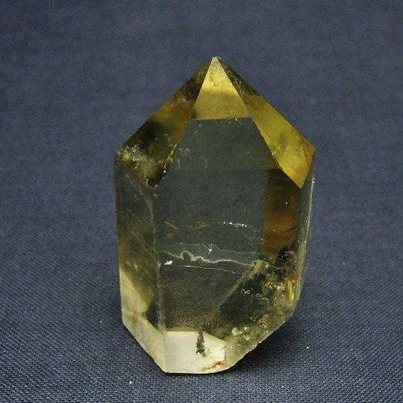 虹入りシトリン 虹入り シトリン水晶 六角柱 t98-2277 : 誠安天然石専門店 - 通販