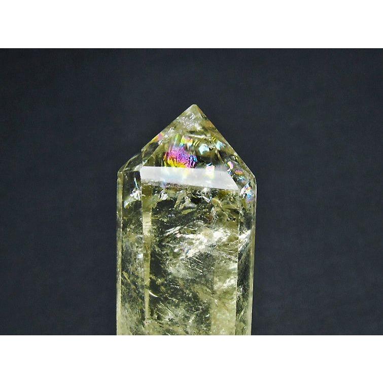 虹入り シトリン水晶 六角柱 t98-2295 : 誠安天然石専門店 虹入り シトリン水晶 六角柱 t98-2295 : 誠安天然石専門店