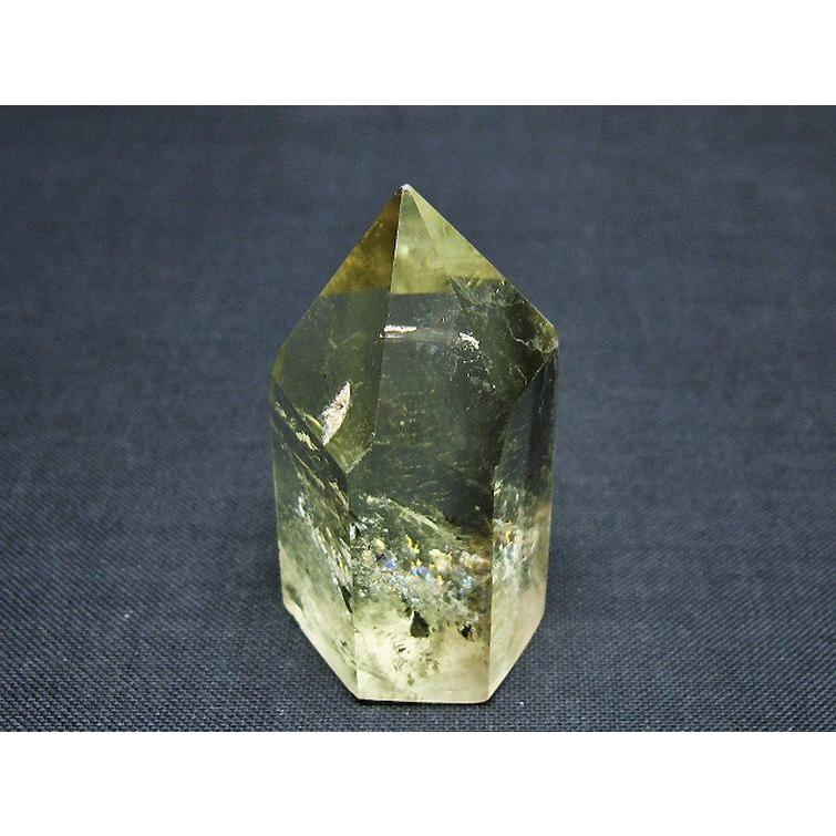 虹入り シトリン水晶 六角柱 t98-2321 : 誠安天然石専門店 - 通販