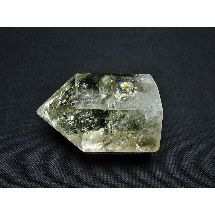 虹入り シトリン水晶 六角柱 t98-2333 : 誠安天然石専門店 - 通販