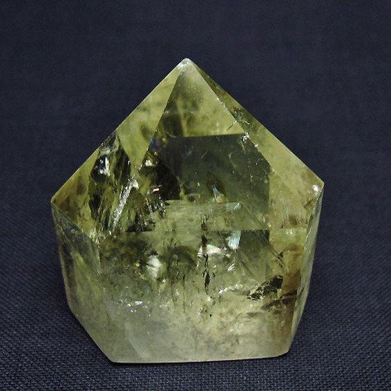 高品質 高透明 虹入り シトリン 黄水晶 六角柱 虹入り シトリン水晶 六角柱 t98-2348 : 誠安天然石専門店 - 通販