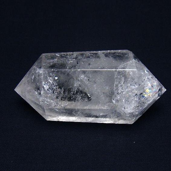 虹入り ヒマラヤ水晶ダブルポイント t98-2544 : 誠安天然石専門店