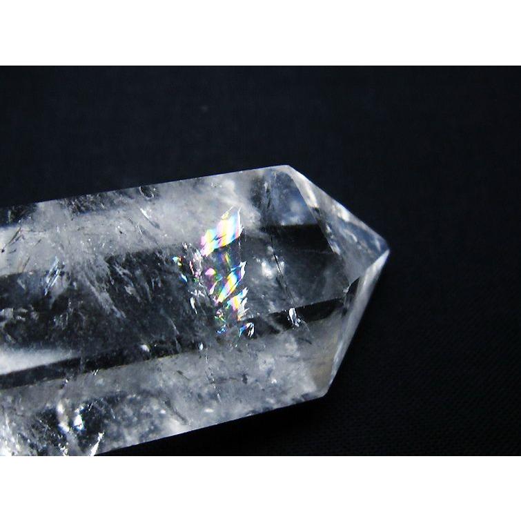 虹入り透明　水入りハート型水晶　エレスチャル 黒い流砂、古代水入り（2箇所） 虹入り透明 水入りハート型水晶 エレスチャル 黒い流砂、古代水入り（2