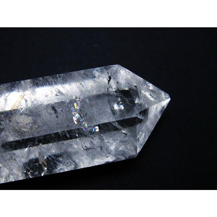 虹入り ヒマラヤ水晶ダブルポイント t98-2599 : 誠安天然石専門店