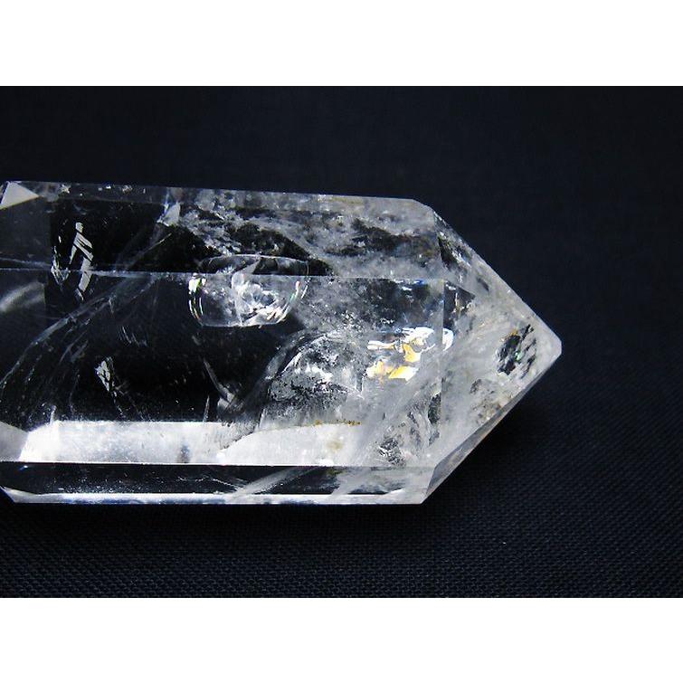 虹入り ヒマラヤ水晶ダブルポイント t98-2619 : 誠安天然石専門店