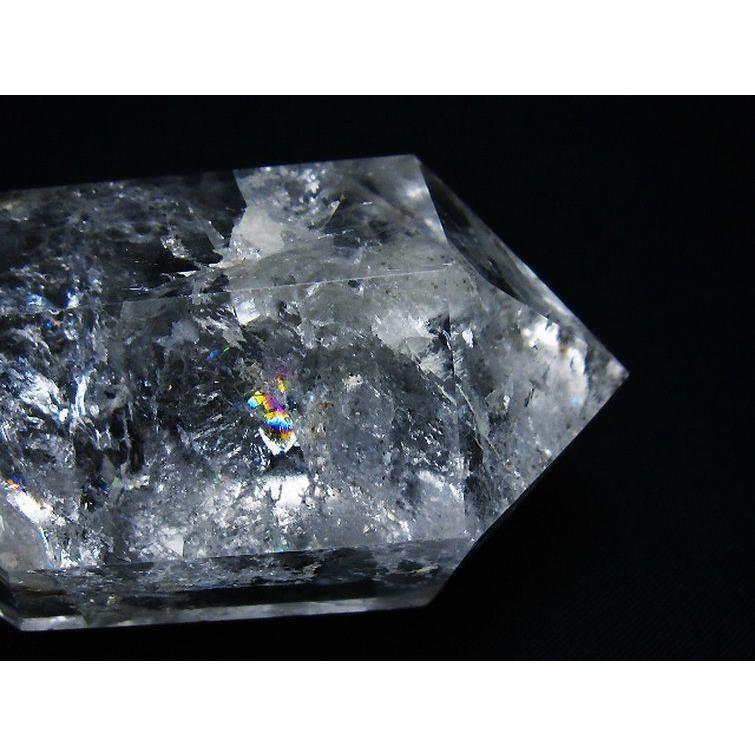 虹入り ヒマラヤ水晶ダブルポイント t98-2675 : 誠安天然石専門店