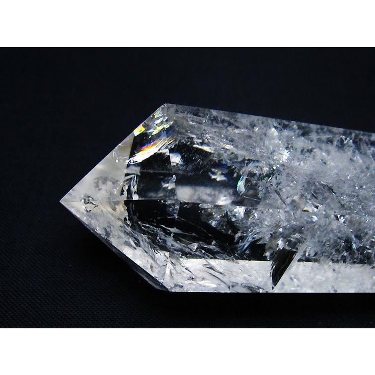 虹入り ヒマラヤ水晶ダブルポイント t98-2728 : 誠安天然石専門店